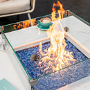Bianco Outdoor Bianco White Fire Pit Table - Select Fuel Type