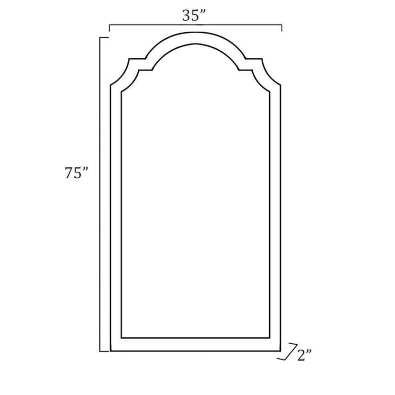 Leur Traditional Wall Mirror