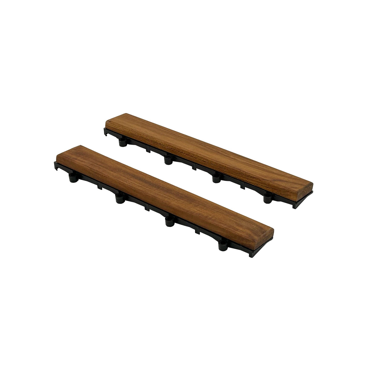 Teak Interlocking Tile End Pieces (Loop, Pin or Corner), photo 5 of 9