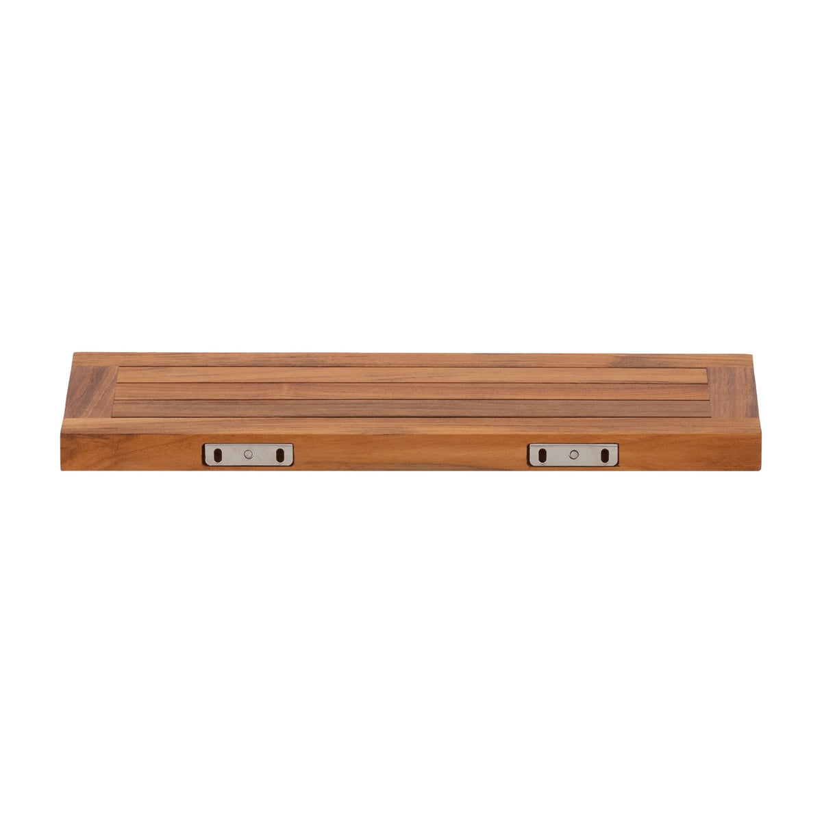 Oiled Teak Framed Floating Shelf - 24", photo 4 of 9
