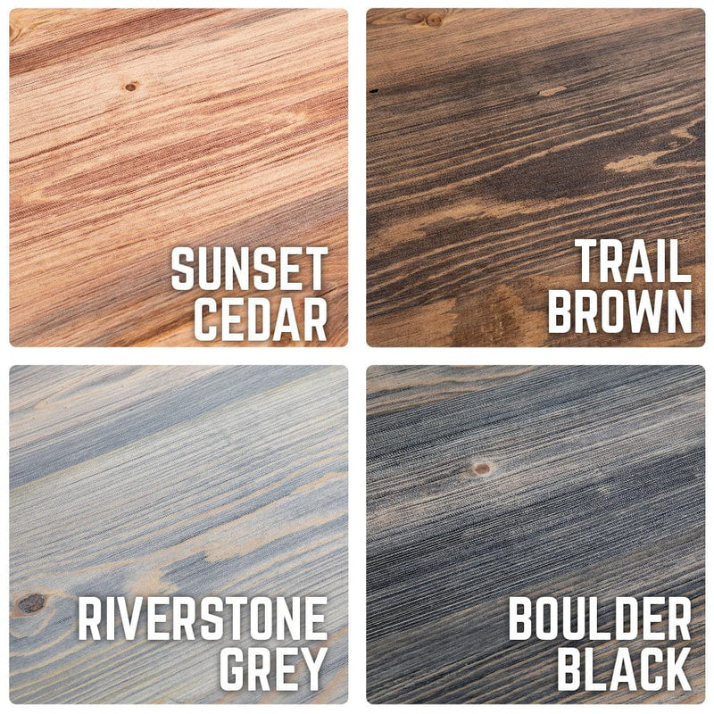 RESTORE Trail Brown Solid Wood Desk Tabletop