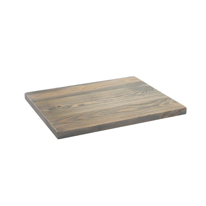 RESTORE Riverstone Grey Solid Wood End Tabletop
