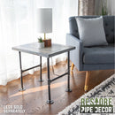 RESTORE Riverstone Grey Solid Wood End Tabletop