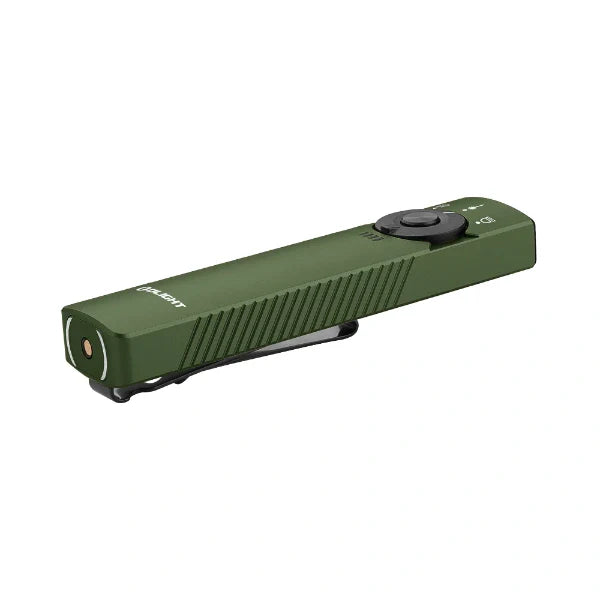 OLIGHT ARKFELDPRO3RODGV3 Arkfeld Pro Flat EDC Flashlight with LED Light UV and Laser - OD Green