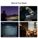 OLIGHT ARKFELDPRO3ROGV3 Arkfeld Pro Flat EDC Flashlight with LED Light UV and Laser - Orange