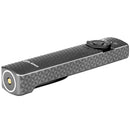 OLIGHT ARKFELDPWGMGCW Arkfeld Flat Flashlight with Green Laser & White Light - Pinwheel Gunmetal Grey
