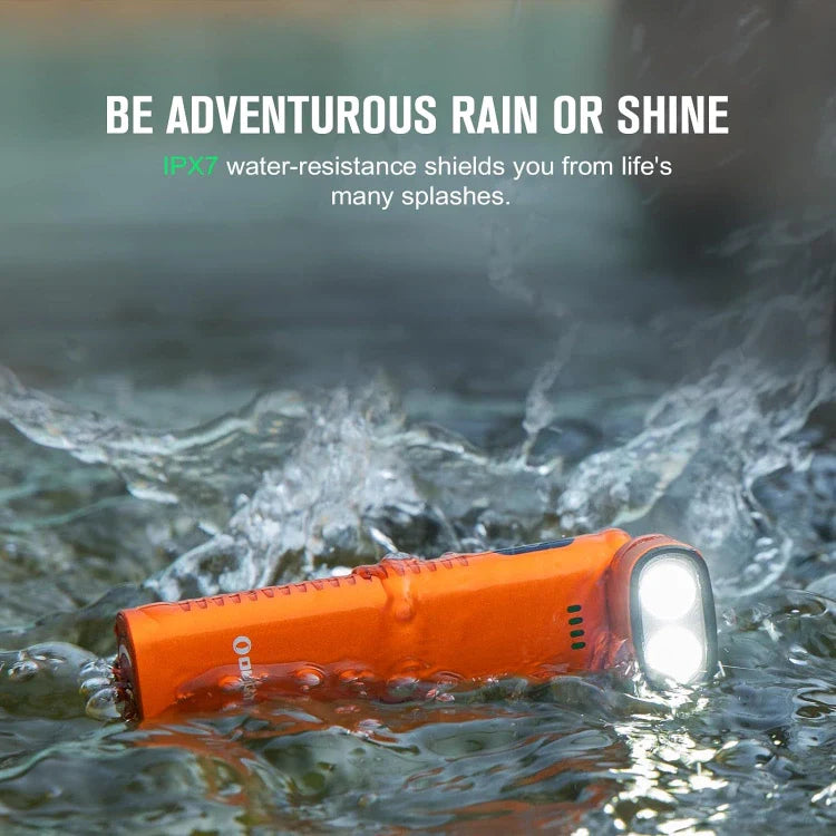 OLIGHT ARKFLEXOG Arkflex Adjustable Right Angle Flashlight - Orange