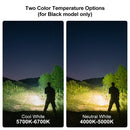 OLIGHT ARKFELDPRO3RBKCWV3 Arkfeld Pro Flat EDC Flashlight with LED Light UV and Laser - Black