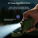 OLIGHT BATON4KITODG Baton 4 Powerful EDC Flashlight 1300 Lumens - OD Green - Premium (With Charging Case)