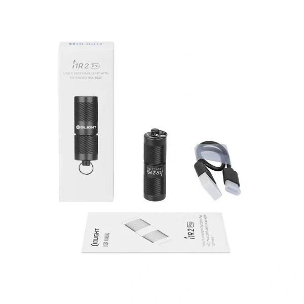 OLIGHT I1R2PROBK i1R 2 Pro Keychain Flashlight - Black