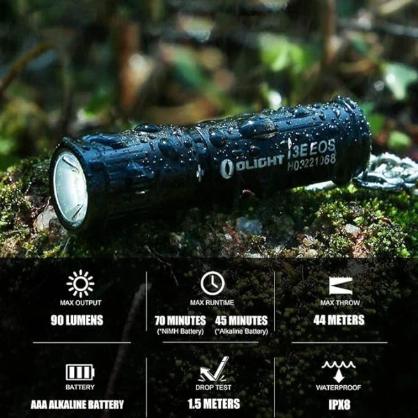 OLIGHT I3EANBZ i3E EOS Keychain Flashlight - Antique Bronze