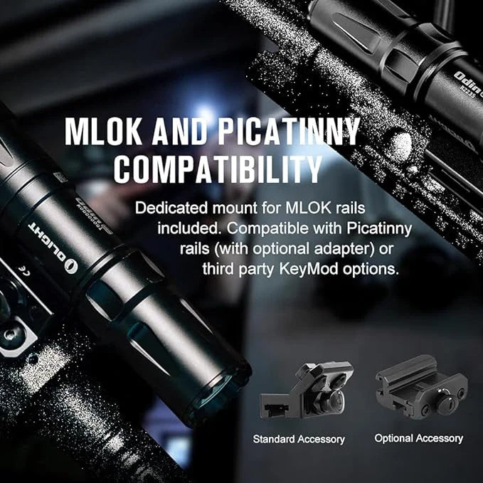 OLIGHT ODINMINIBK Odin Mini Tactical Flashlight