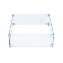 Elementi Plus OFP101BB Copenhagen Porcelain Top Outdoor Fire Table