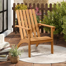 Outdoor Durable Patio Acacia Wood Adirondack Lounge Armchair