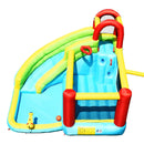 6-in-1 Inflatable Bounce House with Climbing Wall and Basketball Hoop with Blower by LJGDeals