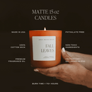 Spooky Season Soy Candle - Orange Matte Jar - 15 oz (Cozy Season) by Sweet Water Decor