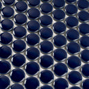 Indigo Blue 12x12 Glossy Penny Round Porcelain Mosaic Tile (10 pack, 9.87 sq ft/case)