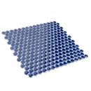 Indigo Blue 12x12 Glossy Penny Round Porcelain Mosaic Tile (10 pack, 9.87 sq ft/case)