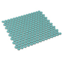 Turquoise 12x12 Glossy Penny Round Porcelain Mosaic Tile (10 pack, 9.87 sq ft/case)