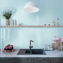 Cyan Blue 12x12 Matte Penny Round Porcelain Mosaic Tile (10 pack, 9.87 sq ft/case) - Sample