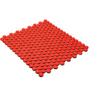 Red 12x12 Glossy Penny Round Porcelain Mosaic Tile (10 pack, 9.87 sq ft/case)
