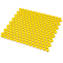 Yellow 12x12 Glossy Penny Round Porcelain Mosaic Tile (10 pack, 9.87 sq ft/case) - Sample