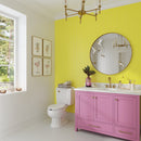 Yellow 12x12 Glossy Penny Round Porcelain Mosaic Tile (10 pack, 9.87 sq ft/case) - Sample