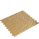 Gold 12x12 Glossy Penny Round Porcelain Mosaic Tile (10 pack, 9.87 sq ft/case)