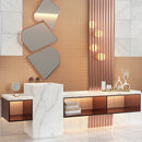 Copper Gold 12x12 Matte Penny Round Porcelain Mosaic Tile (10 pack, 9.87 sq ft/case) - Sample