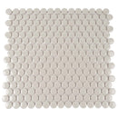 Portland Gray 12x12 Glossy Penny Round Porcelain Mosaic Tile (10 pack, 9.87 sq ft/case)