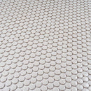 Portland Gray 12x12 Glossy Penny Round Porcelain Mosaic Tile (10 pack, 9.87 sq ft/case)