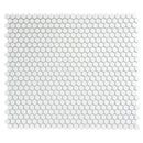 White 10x12 Matte Hexagon Porcelain Mosaic Tile (10 pack, 8.36 sq ft/case)