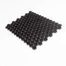 Black 10x12 Matte Hexagon Porcelain Mosaic Tile (10 pack, 8.36 sq ft/case)