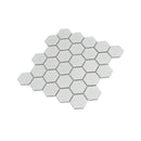 White 11x11 Matte Hexagon Porcelain Mosaic Tile (10 pack, 8.25 sq ft/case) - Sample