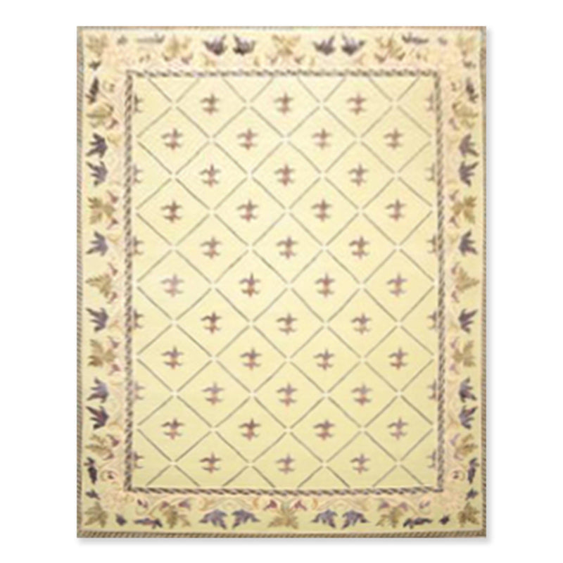 8'1"x10’1" Hand Knotted Victorian Wool/Silk Tibetan Oriental Area Rug Pistachio