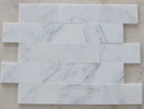 Oriental White Marble 5" x 5" Hexagon Honed Tile