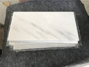 Oriental White Marble Basketweave w/Blue Gray Dots Polished Tile