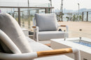 Santorini 3-Piece Aluminum Outdoor Patio Furniture Set by EnvelorHome