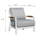 Santorini Outdoor Patio Lounge Chair by EnvelorHome