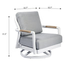 Santorin Outdoor Patioi Swivel Chair by EnvelorHome