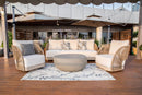 Malibu 3-Piece Aluminum Outdoor Patio Furniture Set by EnvelorHome
