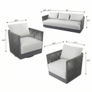 Capri 3-Piece Aluminum Outdoor Patio Furniture Set by EnvelorHome