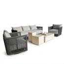 Capri 3-Piece Aluminum Outdoor Patio Furniture Set by EnvelorHome