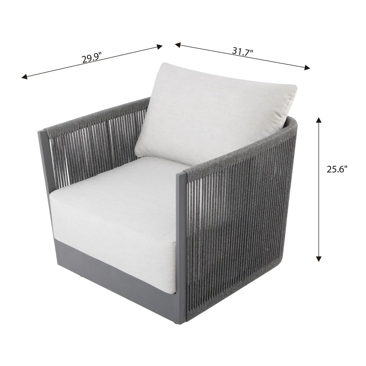 Capri Outdoor Patio Lounge Chair, photo 4 of 5