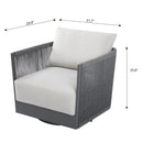 Capri Outdoor Patio Swivel Chair by EnvelorHome