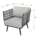 Milano Outdoor Patio Lounge Chair by EnvelorHome