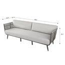Milano Outdoor Patio 3 Seat Sofa by EnvelorHome