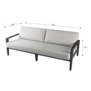 Laguna Outdoor Patio 3 Seat Sofa by EnvelorHome