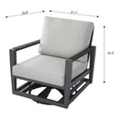 Laguna Outdoor Patio Swivel Chair by EnvelorHome