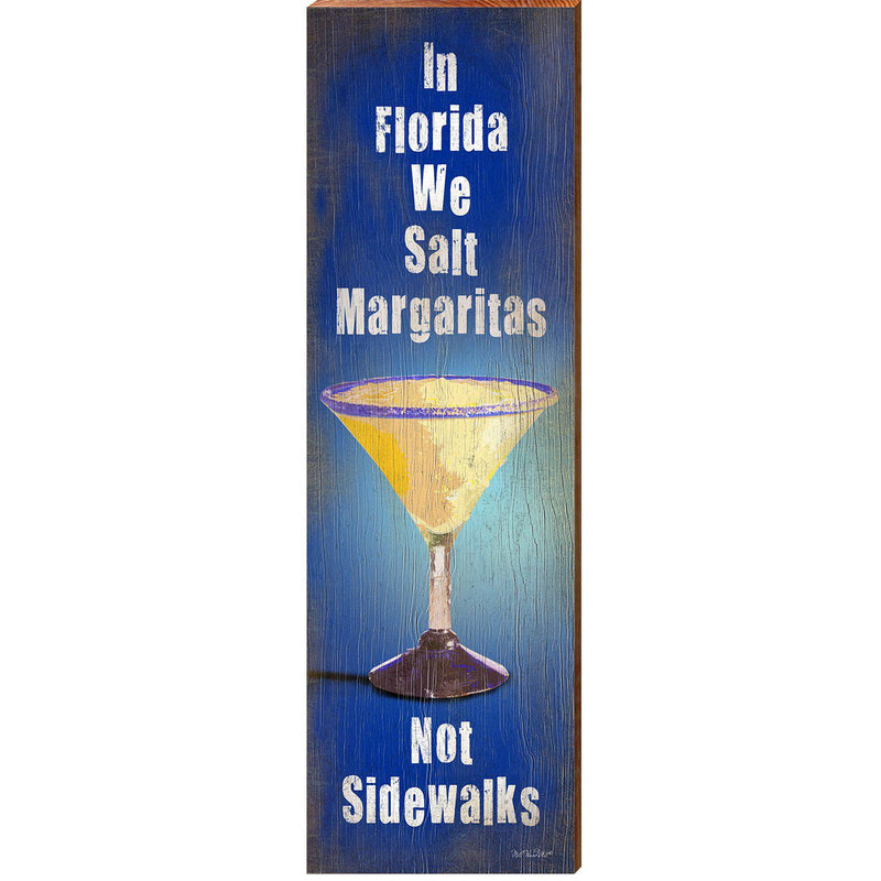 Salt Margaritas OUT2 | Wall Art Print on Real Wood